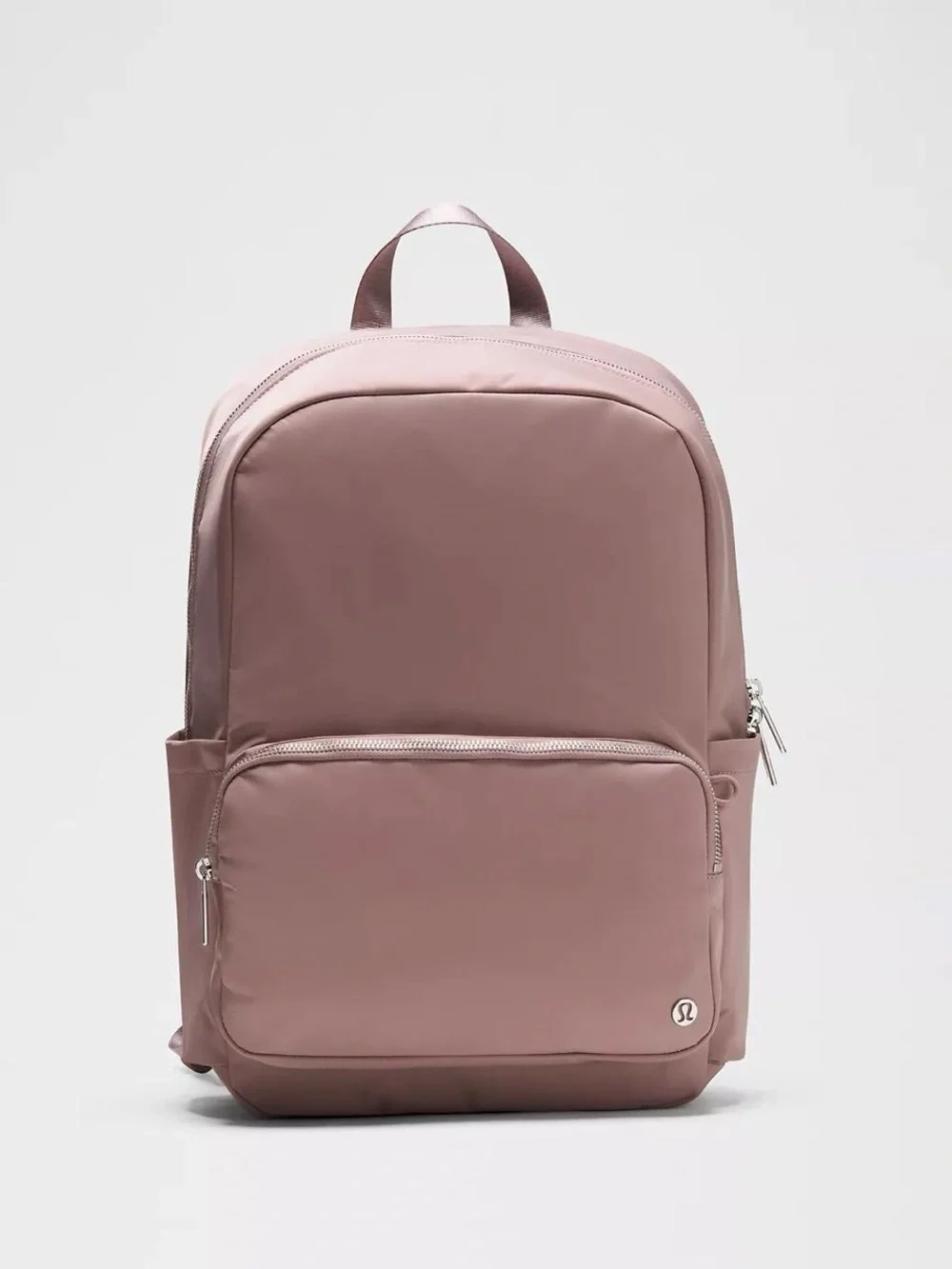 Lululemon Everywhere Backpack 22L Metal Hardware- Ashen Rose/Wacky Khaki/Silver
